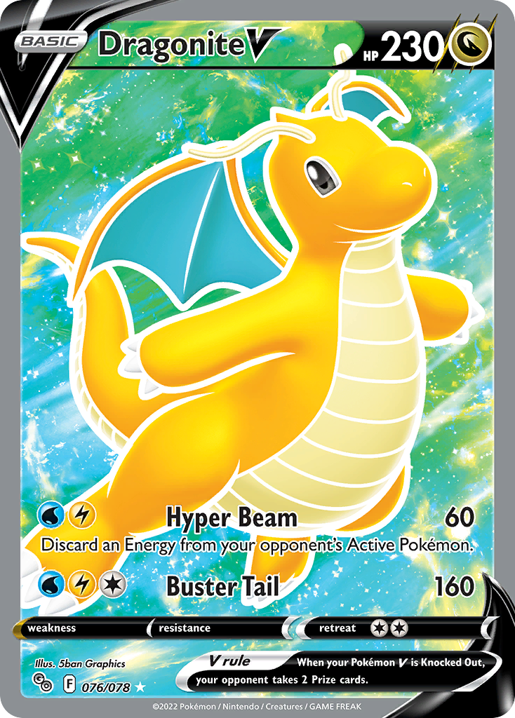 Pokémon Go Dragonite V #76/78